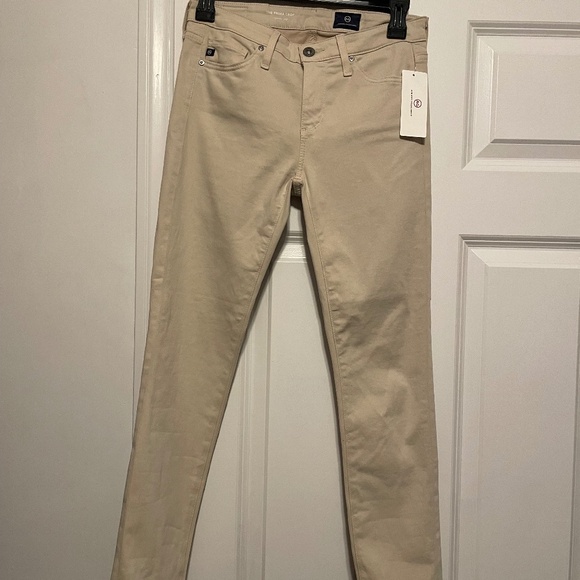 AG Adriano Goldschmied Cigarette Crop super stretch sateen Women’s Size 24 NWT - Picture 1 of 11